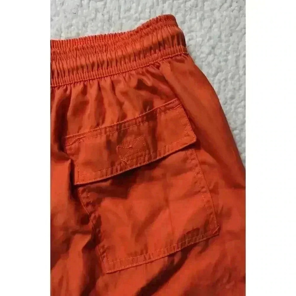 MORELLI MILANO Orange LINED SWIM TRUNKS MEN Size Large - Picture 6 of 7